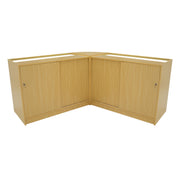 Harmonia LED Shop Counter Set – B1200, C1200 & LM60 – Maple Finish