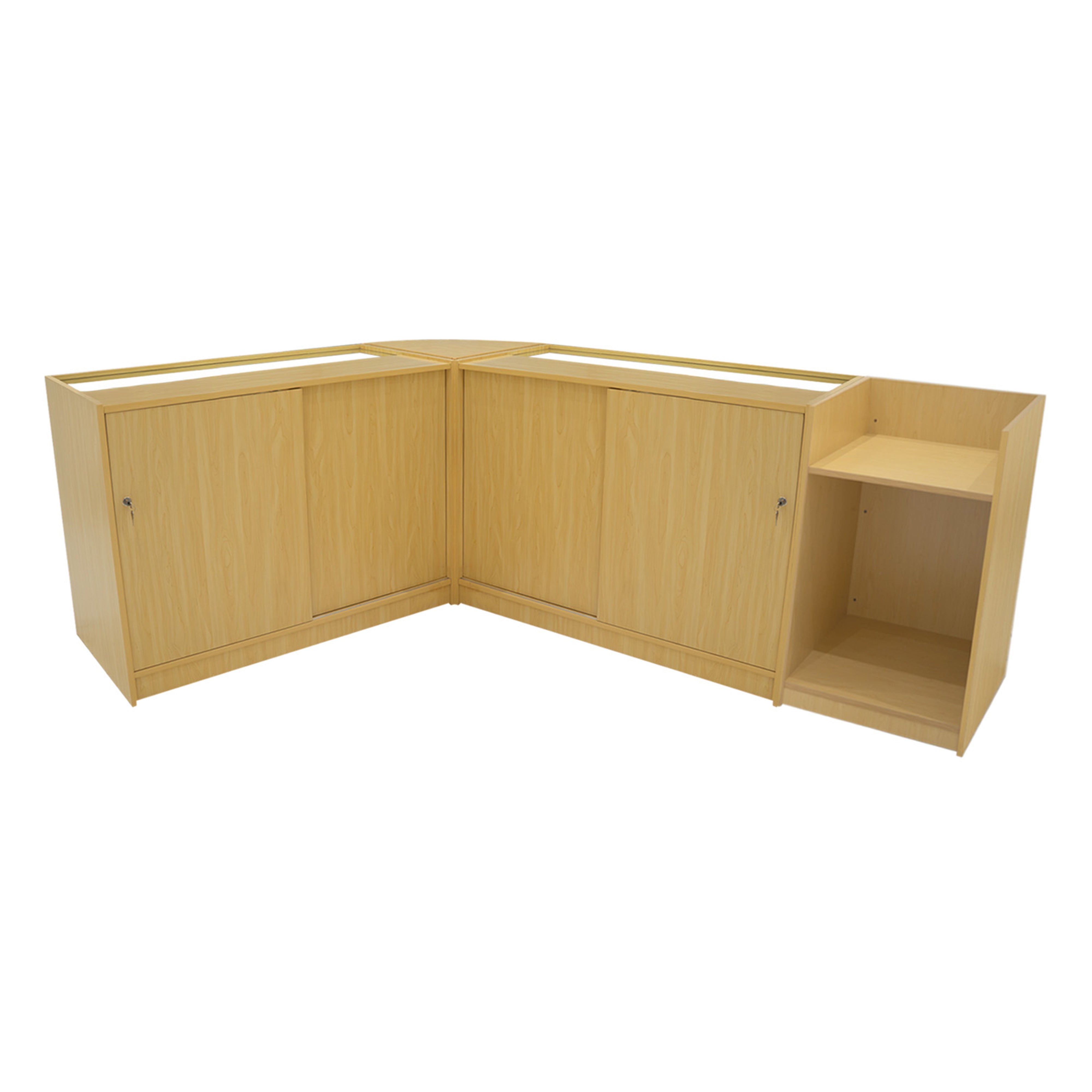 Eclipse LED Shop Counter Set LM60, TB60, and 2 × C1200 – Maple Finish