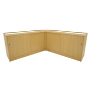 Iris LED Shop Counter Set CM60 with 2 B1500 Units - Maple