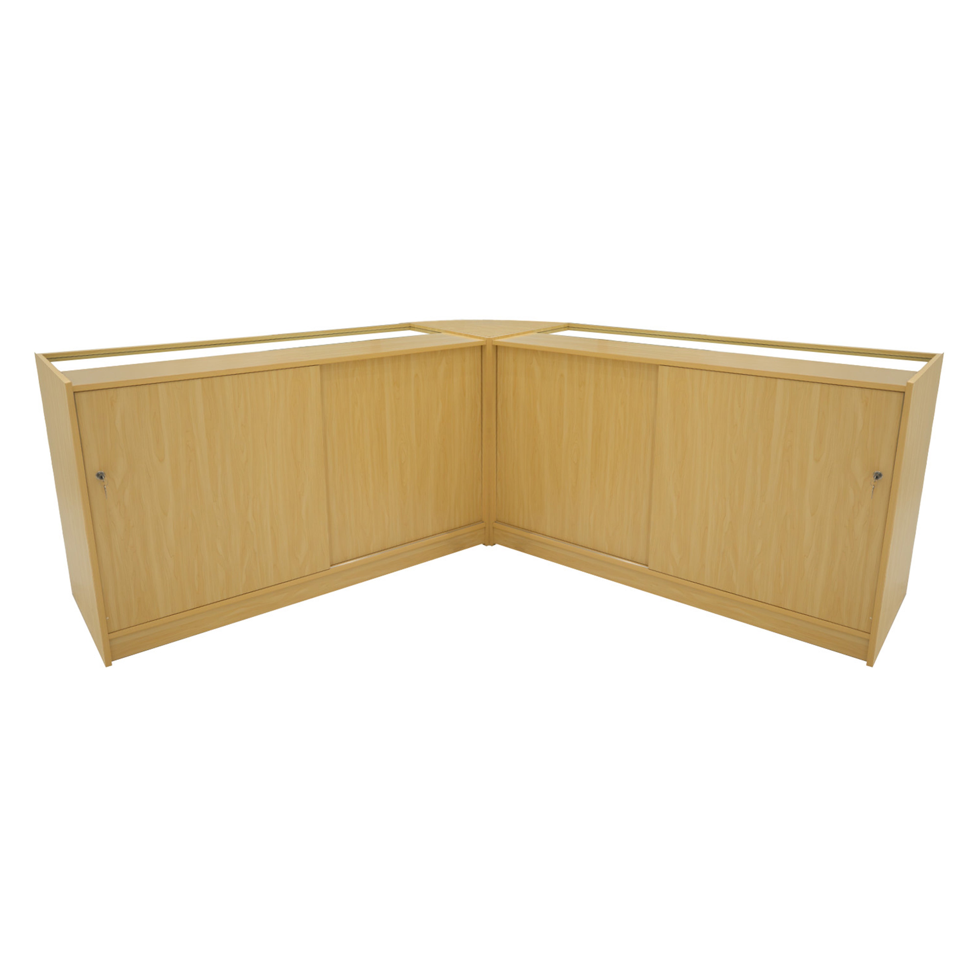 Iris LED Shop Counter Set CM60 with 2 B1500 Units - Maple