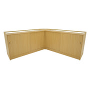 Triton LED Shop Counter Set (K1500, B1500, CM60) – Maple Finish