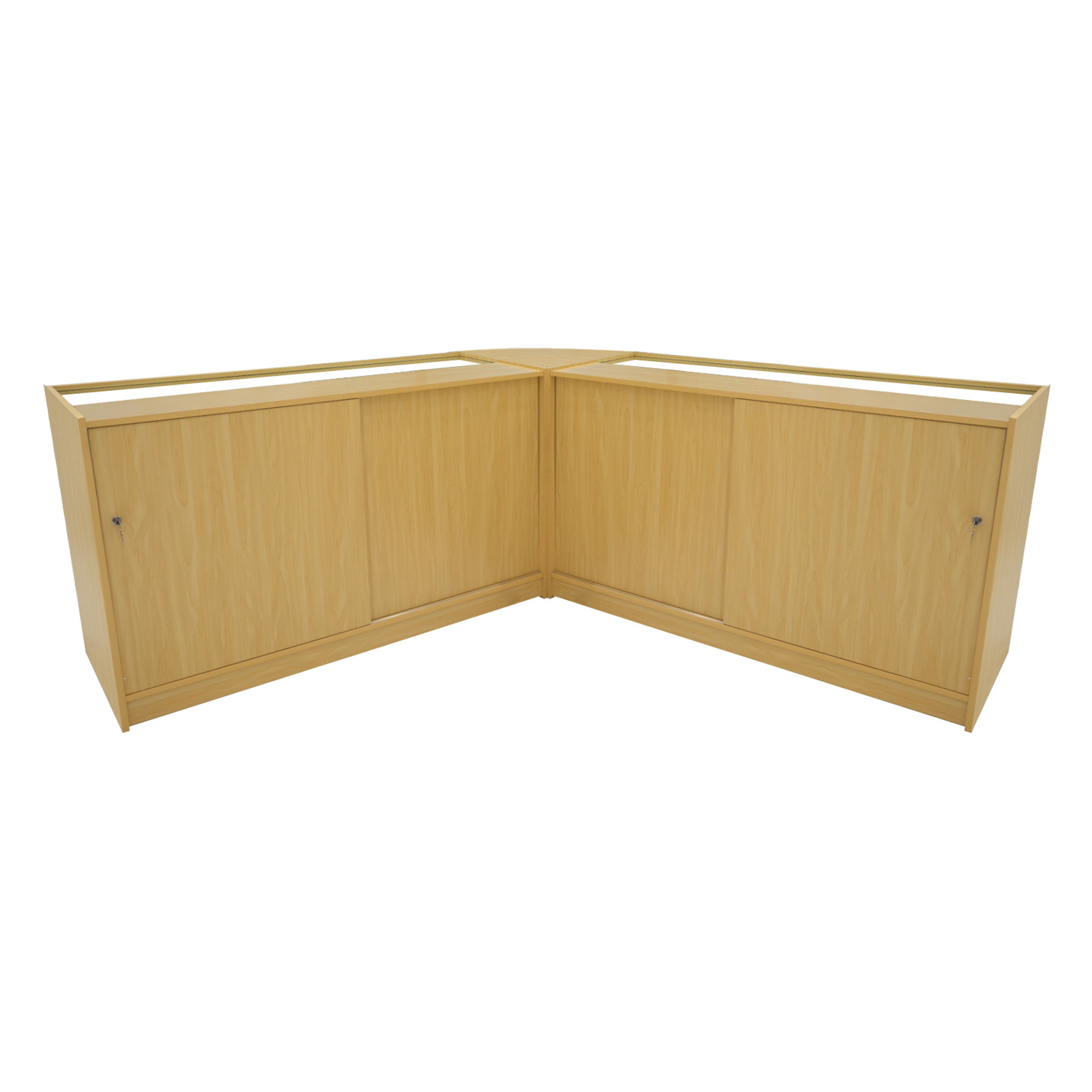 Triton LED Shop Counter Set (K1500, B1500, CM60) – Maple Finish