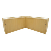 Hera LED Shop Counter Set K1500, C1500 & CM60 – Maple Finish