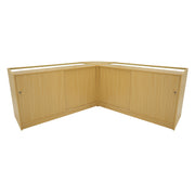 Demeter LED Shop Counter Set – K1500, B1500 & LM60 – Maple Finish