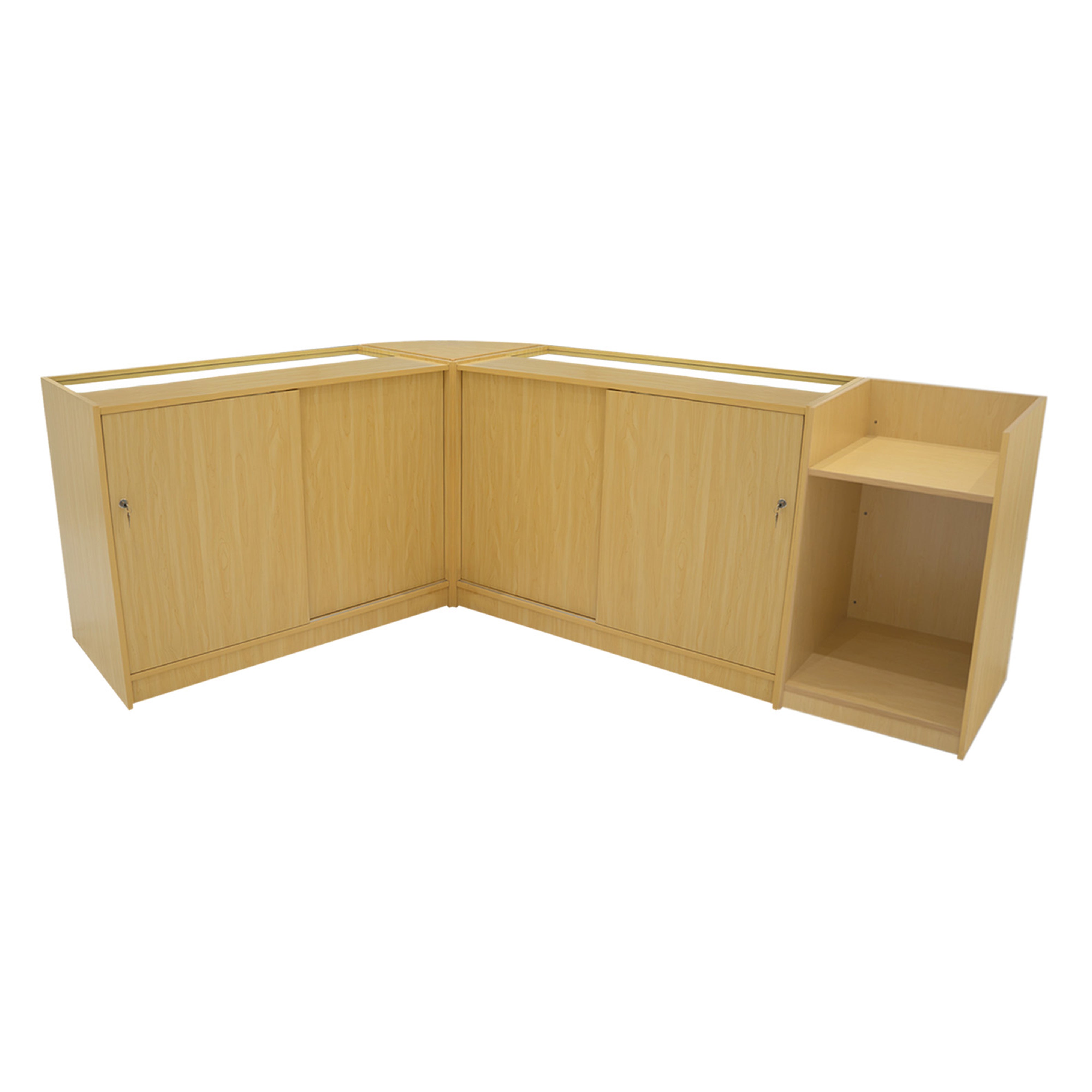 Astro LED Shop Counter Set with LM60, TB60, and 2 x K1500 – Maple Finish
