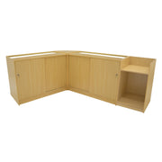 Hyperion LED Shop Counter Set – K1500, B1500, TB60, LM60 – Maple Finish