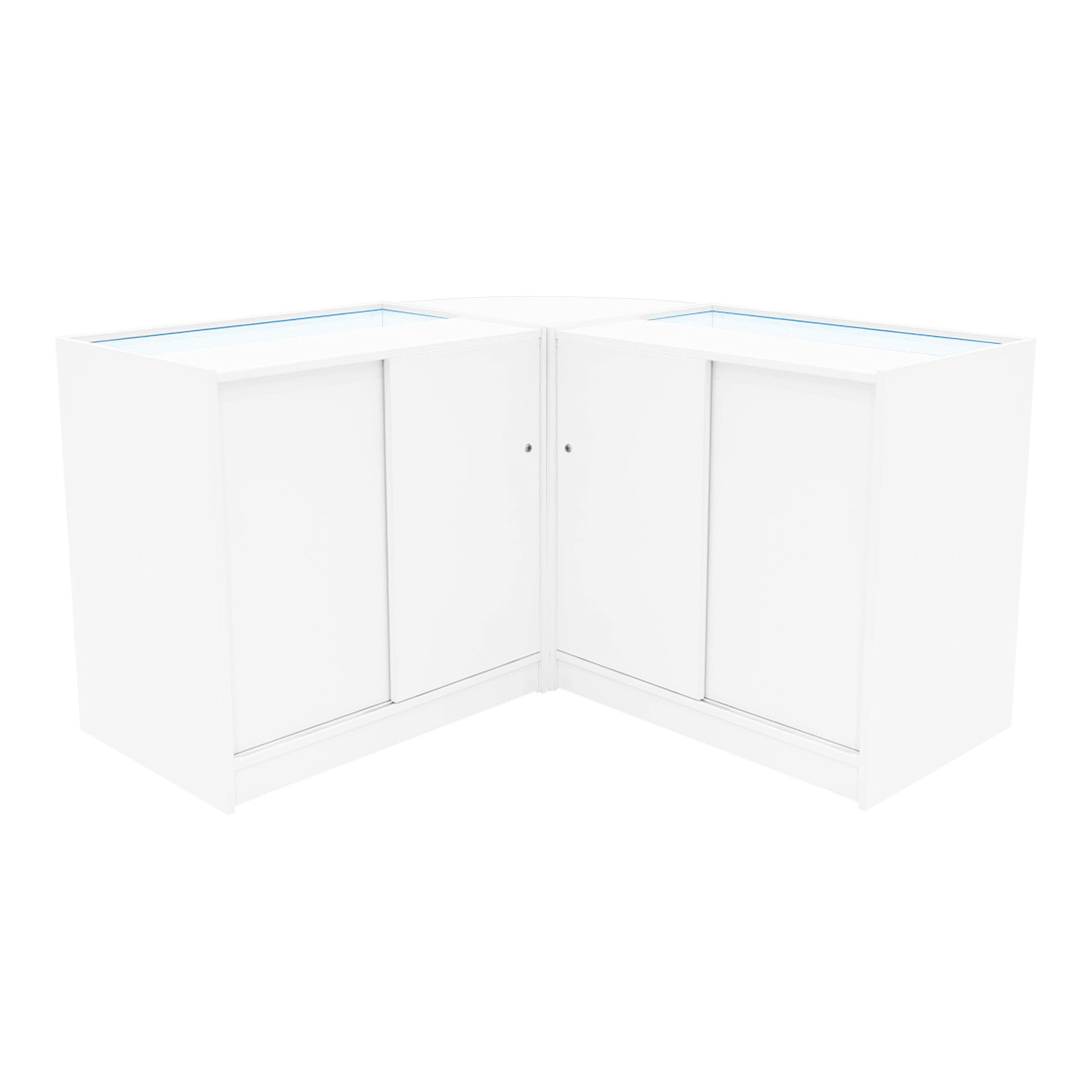 Triton LED Shop Counter Set (K900, B900 & CM60) – White