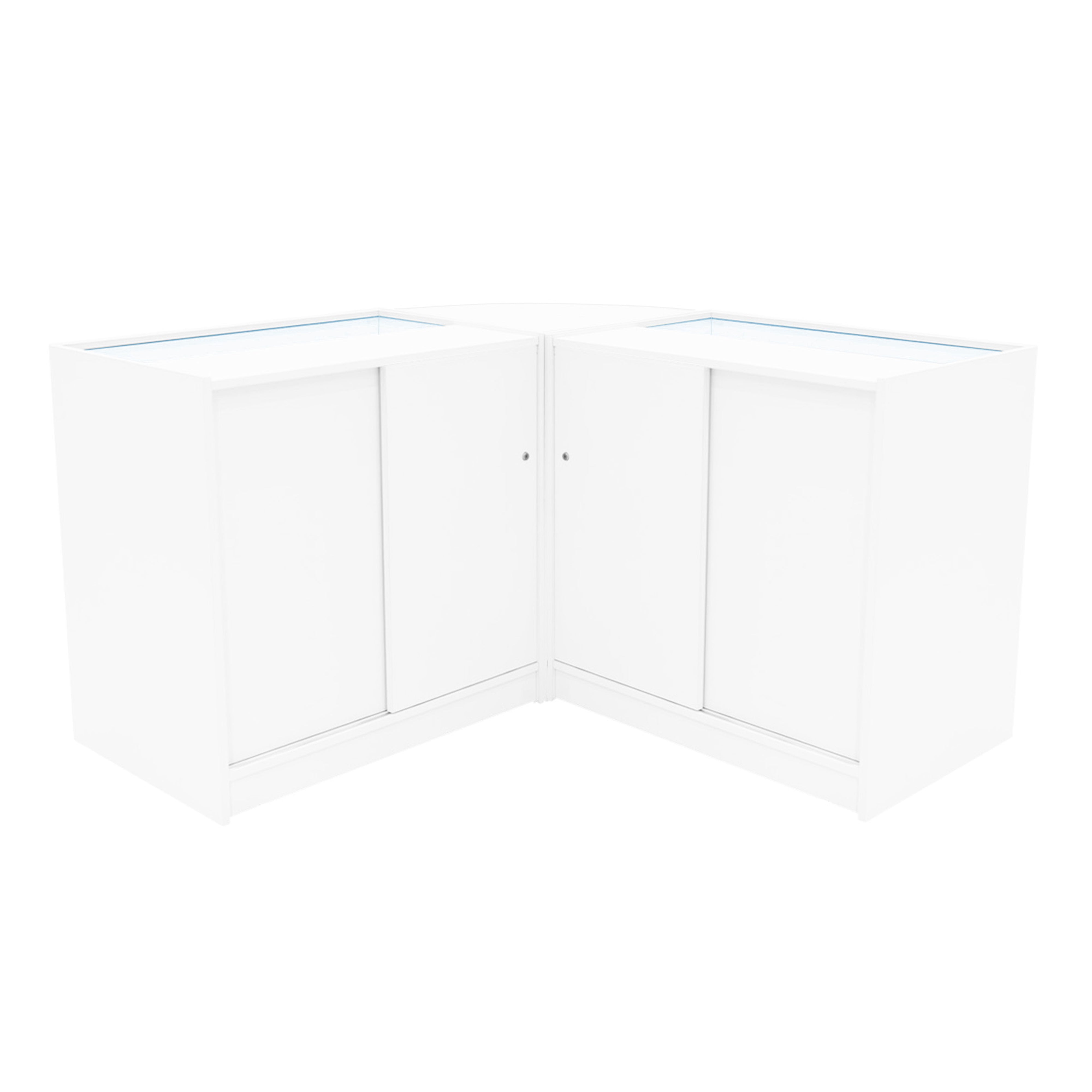Hera LED Shop Counter Set (K900, C900, CM60) – White