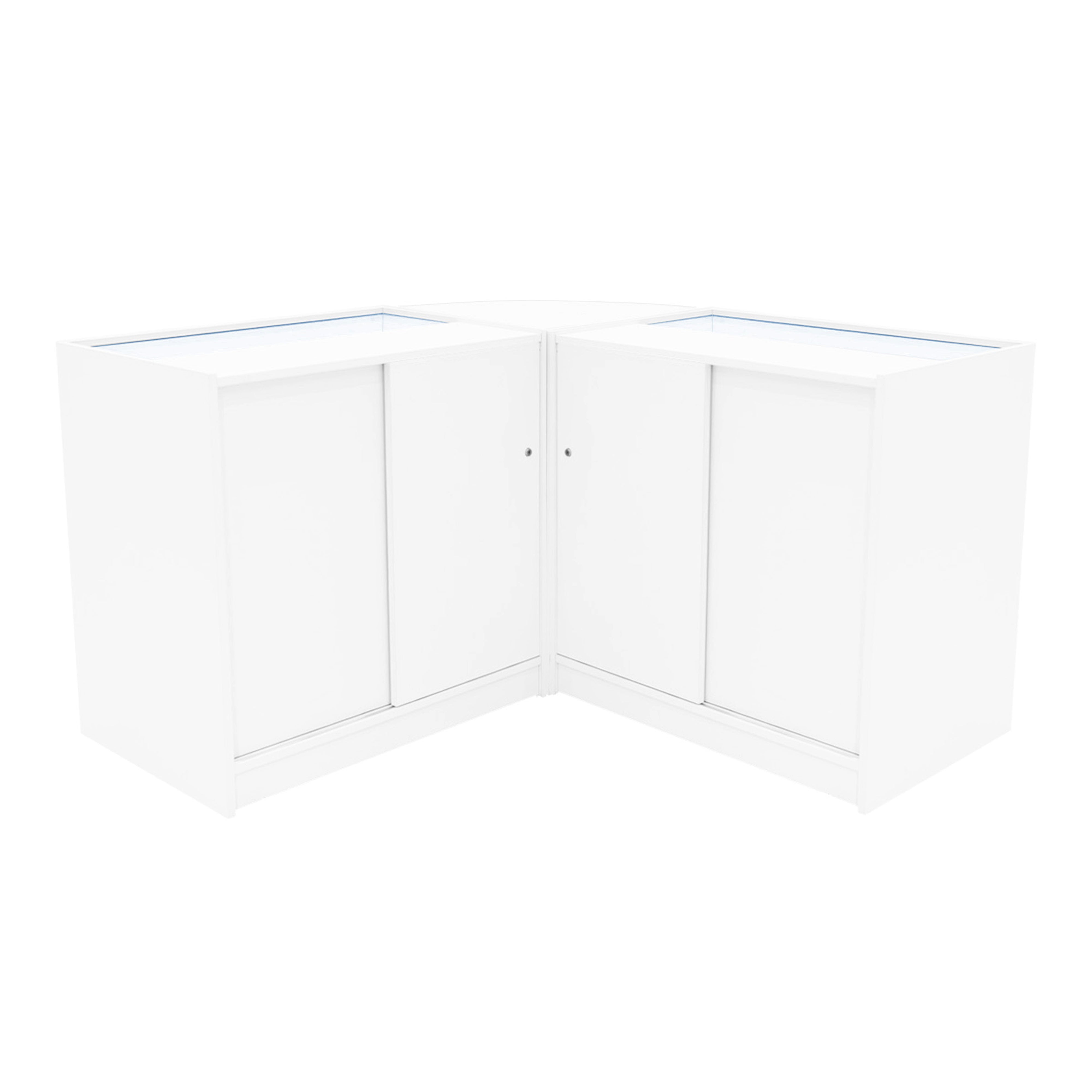 Theseus LED Shop Counter Set LM60 and 2x B900 – White
