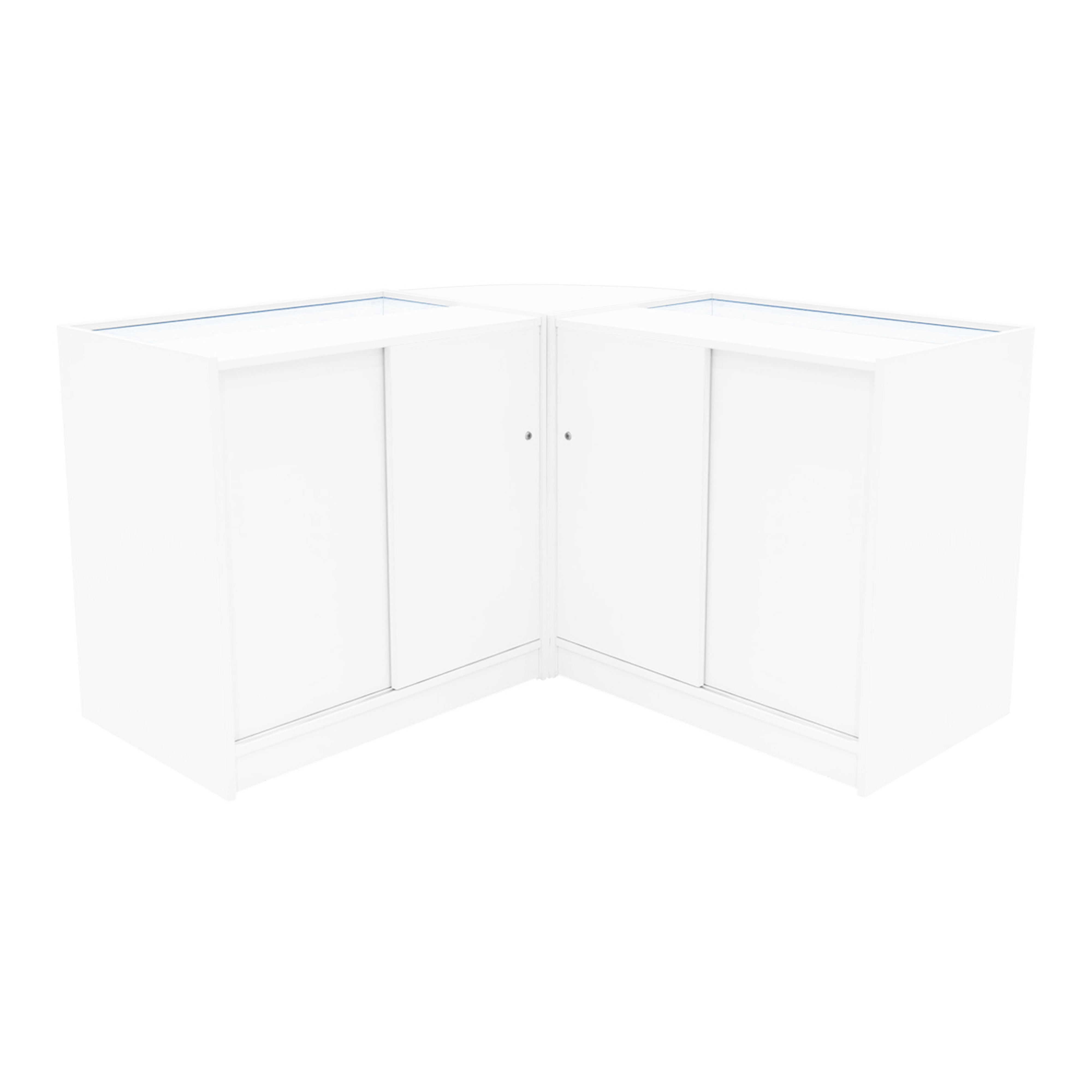 Andromeda LED Shop Counter Set LM60 and 2x C900 – White