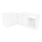 Luna LED Shop Counter Set CM60, TB60, and 2x B900 Panels – White