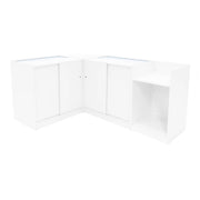Europa LED Shop Counter Set (B900, C900, TB60, LM60) – White