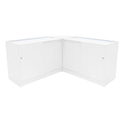 Helios LED Shop Counter Set CM60 with 2x K1200 – White