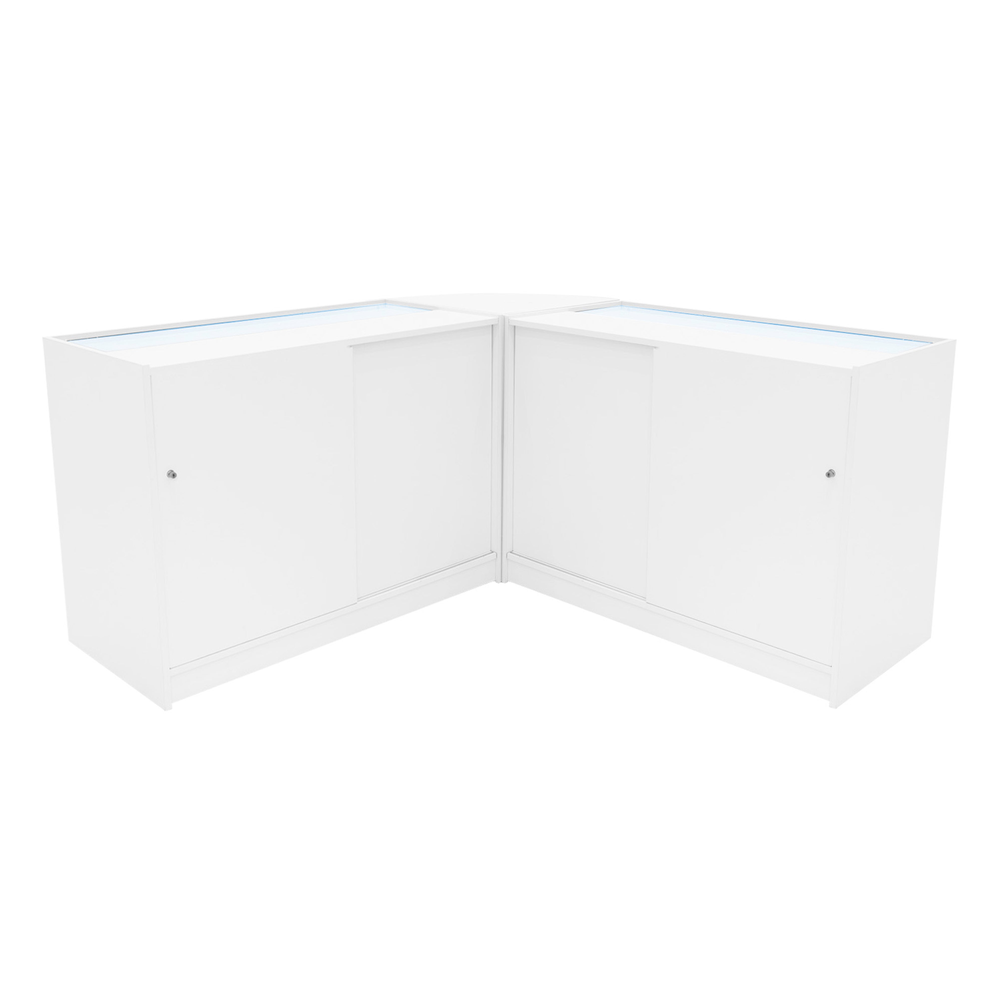 Triton LED Shop Counter Set (K1200, B1200, CM60) – White