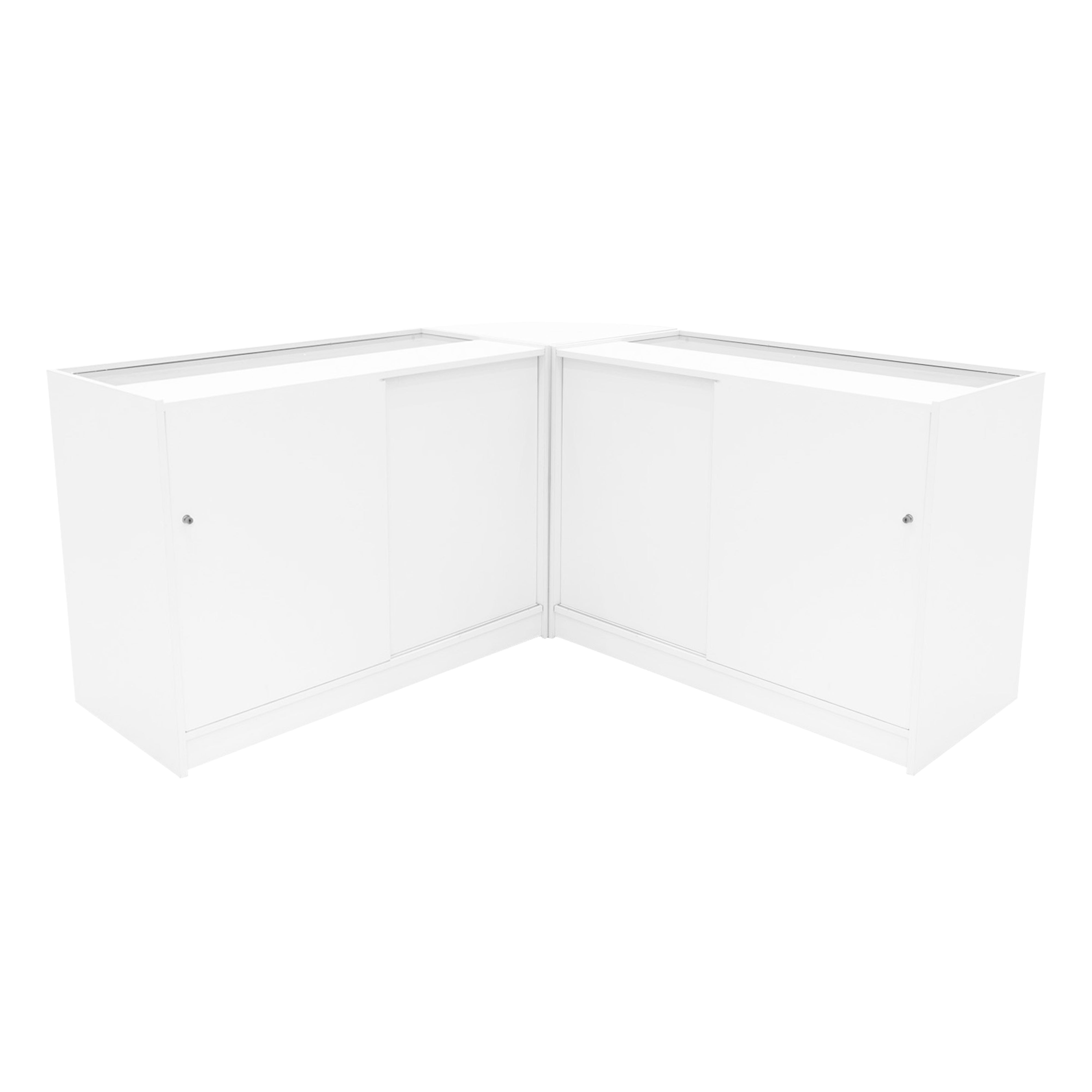 Demeter LED Shop Counter Set (K1200, B1200, LM60) – White