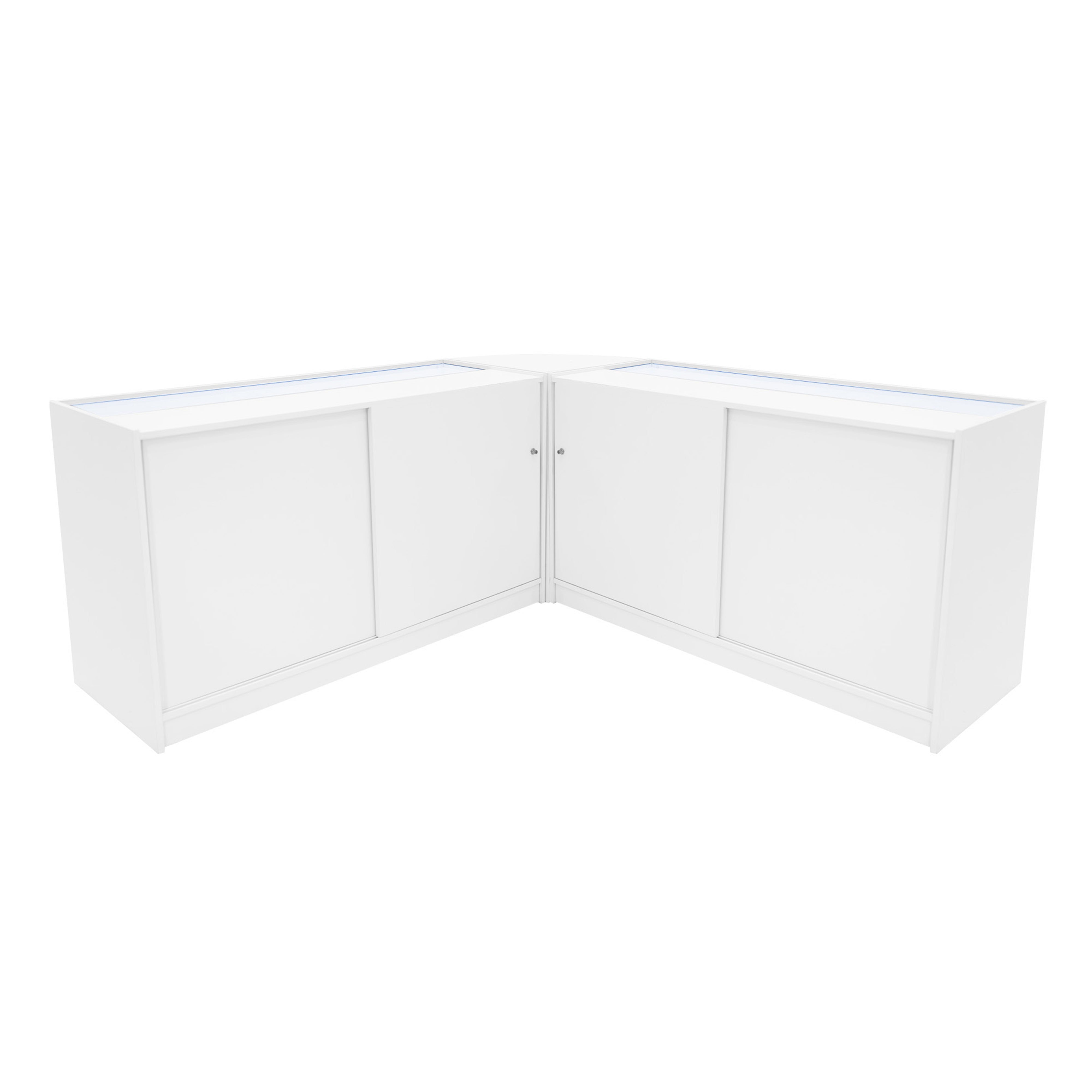Helios LED Shop Counter Set – CM60 and Two K1500 Modules (White)