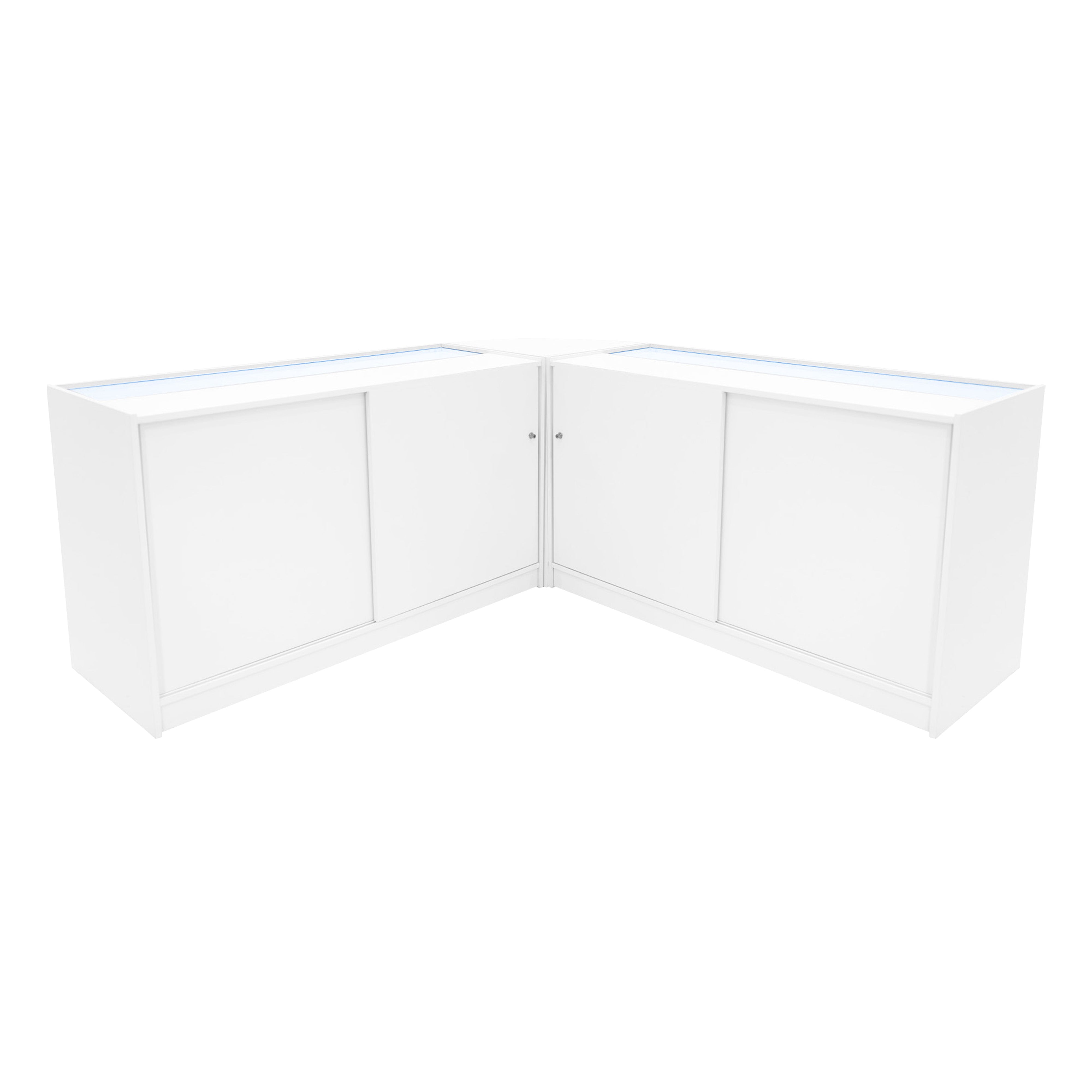 Triton LED Shop Counter Set (K1500, B1500, CM60) – White
