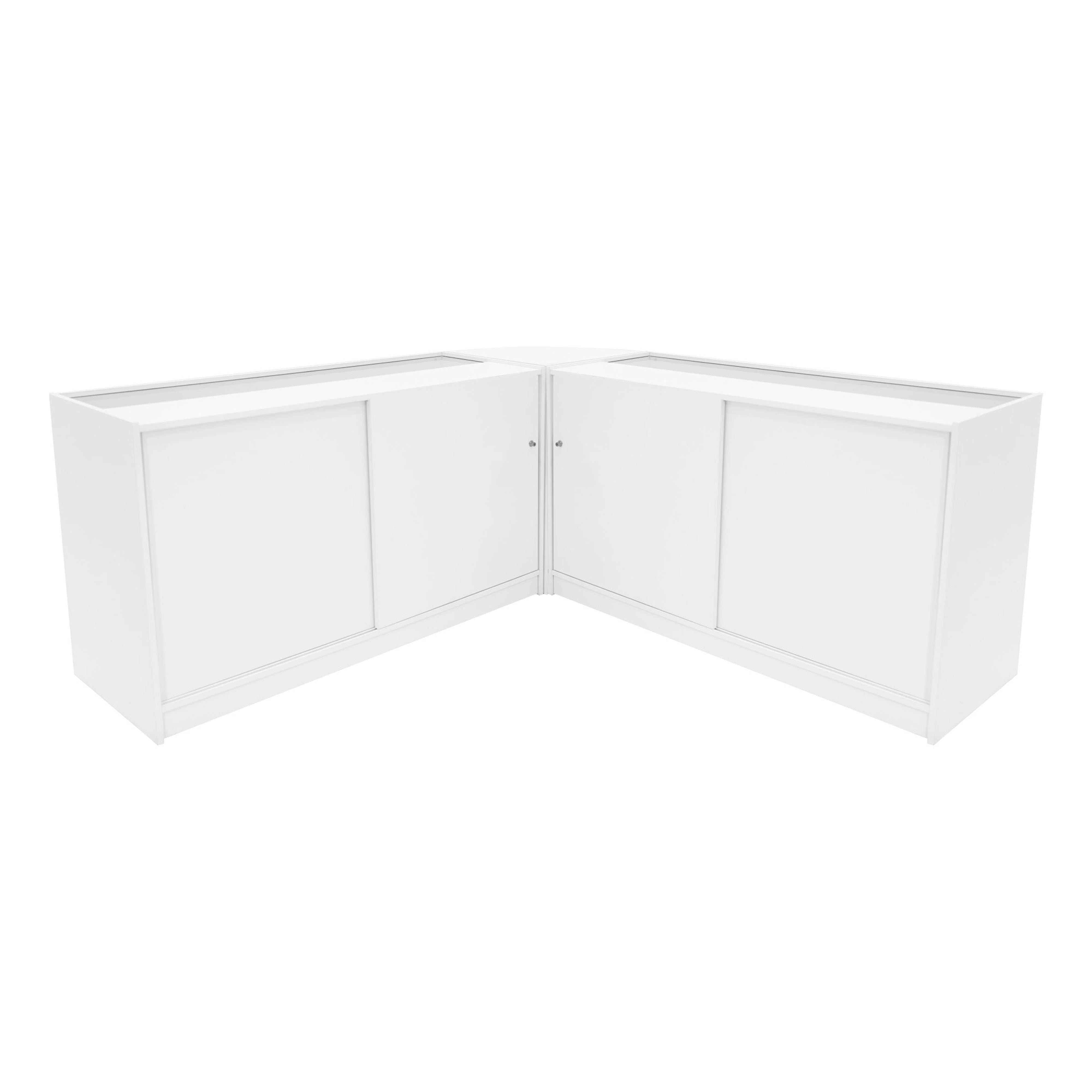 Andromeda LED Shop Counter Set with LM60 and Two C1500 Units – White