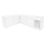 Sagittarius LED Shop Counter Set LM60, TB60, and 2 x B1500 – White