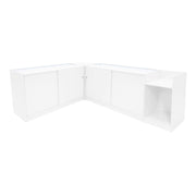 Eclipse LED Shop Counter Set LM60, TB60, and 2x C1500 – White