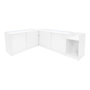 Hyperion LED Shop Counter Set (K1500, B1500, TB60, LM60) – White