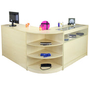 Zenith Maple Shop Counter and Retail Display Set