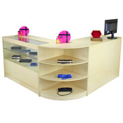 Nova Maple Shop Counter and Retail Display Set