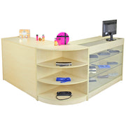 Titan Maple Shop Counter and Retail Display Set