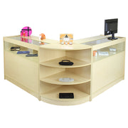 Libra Maple Shop Counter and Retail Display Set