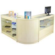 Solar Maple Shop Counter and Retail Display Set