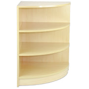 LM60 Retail Corner Counter – Maple Finish