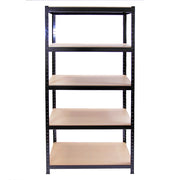 Monster Racking T-Rax Metal Storage Shelves - Black, 90 cm W x 45 cm D