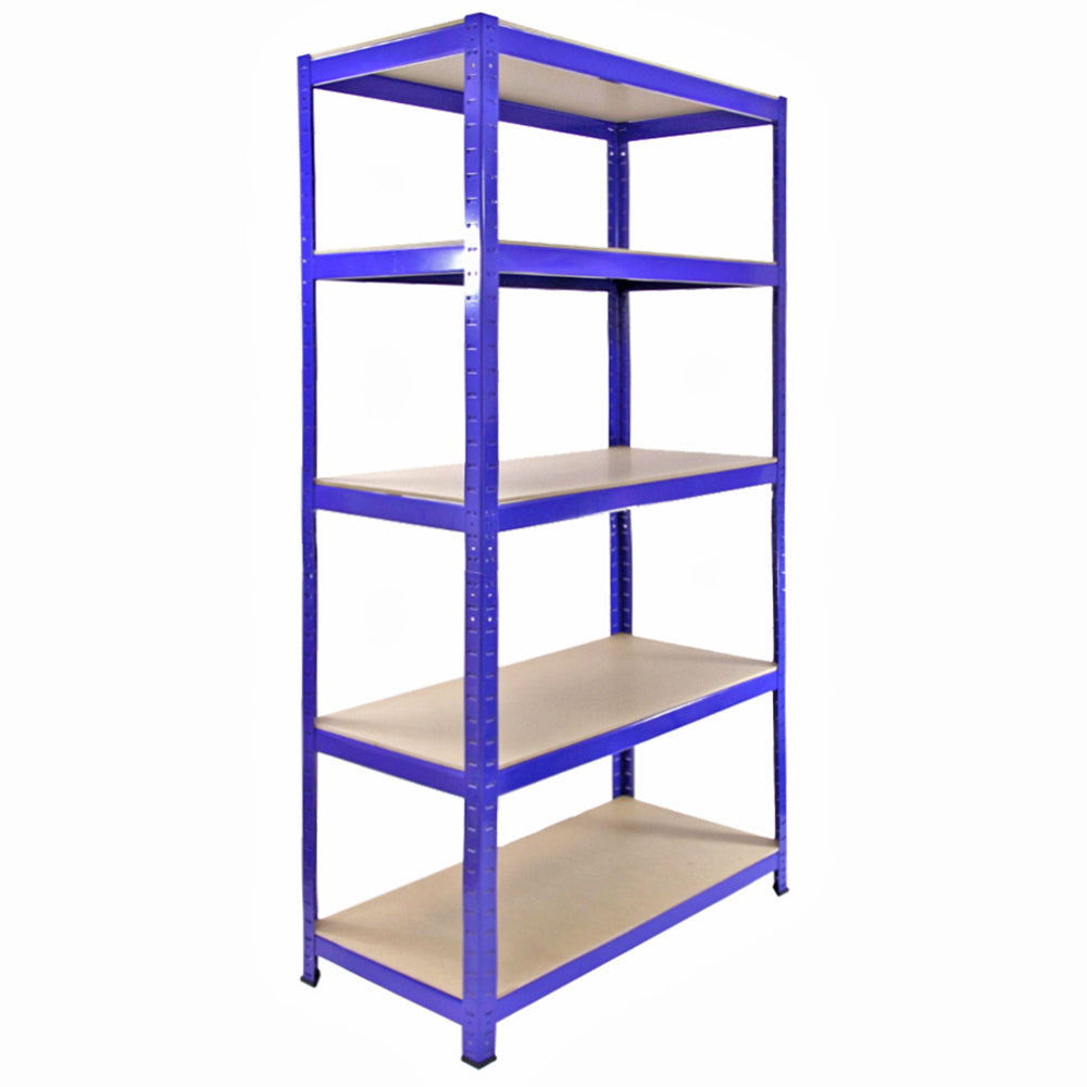 Pack of 3 Monster Racking T-Rax Metal Storage Shelves – Blue – 90 cm W x 45 cm D