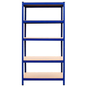 Set of 9 T-Rax Blue Metal Racking Units, 90 cm W x 45 cm D x 180 cm H
