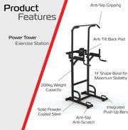 Body Revolution Parallettes and Dip Tower – Full-Size Fitness Station