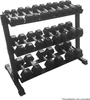 Wide 3-Tier Dumbbell Storage Rack