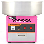 KuKoo Candy Floss Machine with 500 Candy Floss Sticks