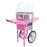 KuKoo Candy Floss Machine with Cart and Protective Dome