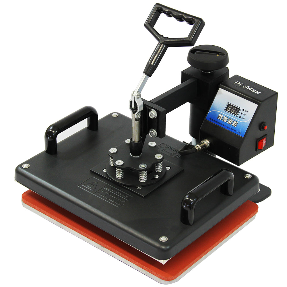 PixMax 5-in-1 Sublimation Heat Press Machine (Black)
