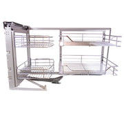 KuKoo Corner Kitchen Cupboard Pull-Out Drawers, Left-Hand