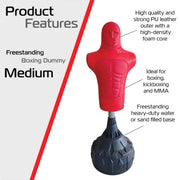 Medium-Sized Free-Standing Boxing Dummy