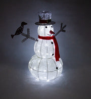 LED Light-Up Snowman Decoration