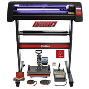 LED Vinyl Cutter with 5-in-1 Heat Press and SignCut Pro Software