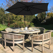 Black Cantilever Patio Parasol