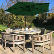 Green Cantilever Patio Parasol