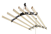 Ceiling-Mounted Clothes Airer Pulley System – Black – 2m